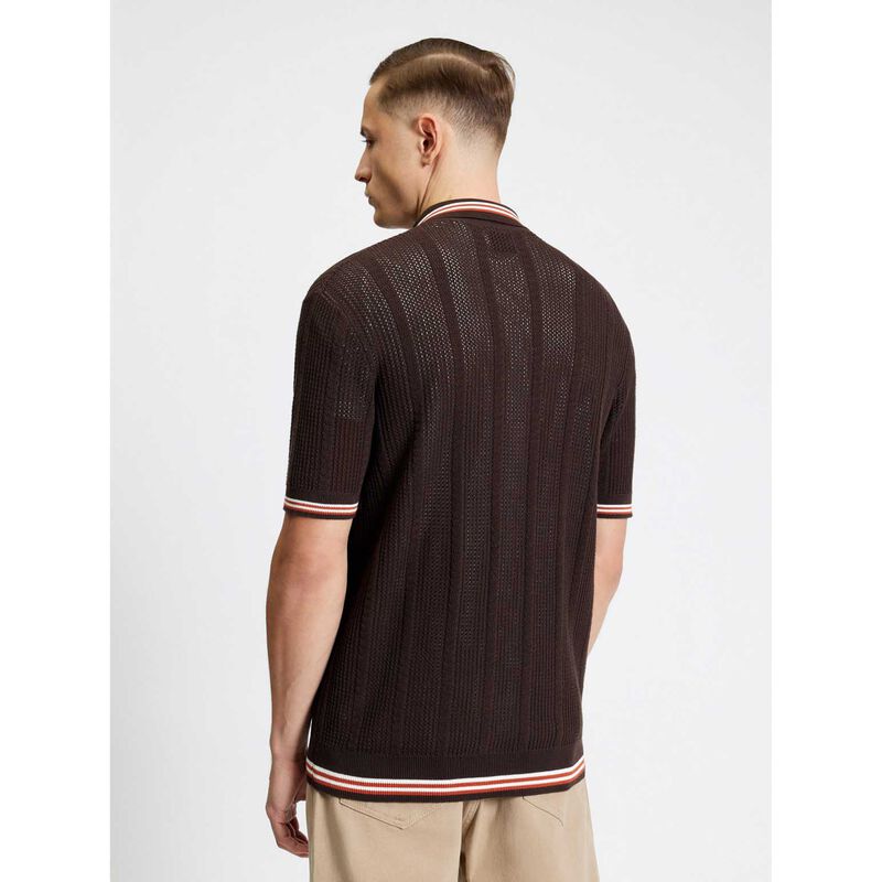 Ben Sherman Open Texture Button Through Shirt image number 1