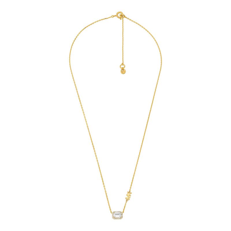 Michael Kors 14K Gold-Plated Sterling Silver Necklace And Earrings Set image number 2