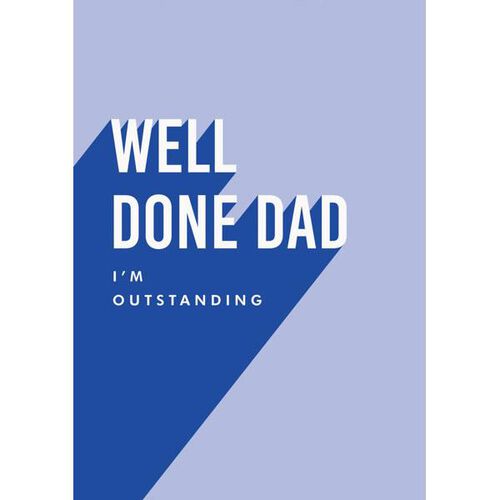 Ohh Deer Well Done Dad Card