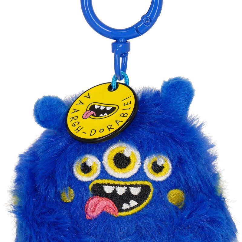 Legami Super Soft! Tiny Plush Key Ring - Monster image number 2