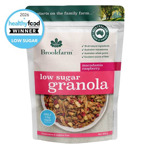 Brookfarm Low Sugar Raspberry Granola 400g