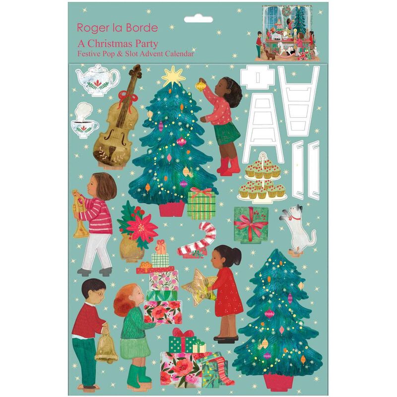 Roger La Borde Christmas Party Pop 'n' Slot Advent Calendar image number 1