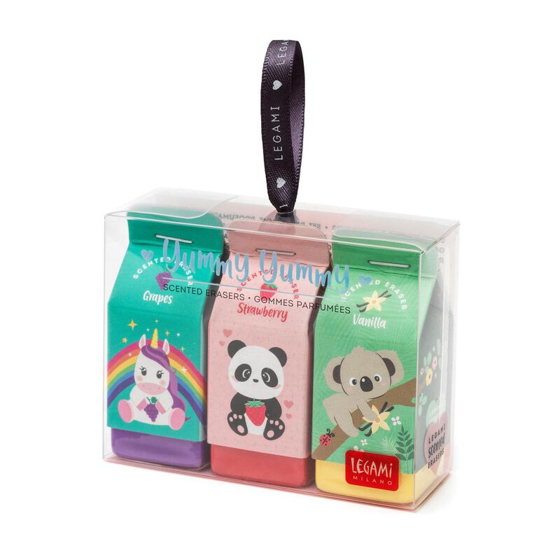 Legami Scented Erasers Set of 3 - Yummy Yummy image number 0