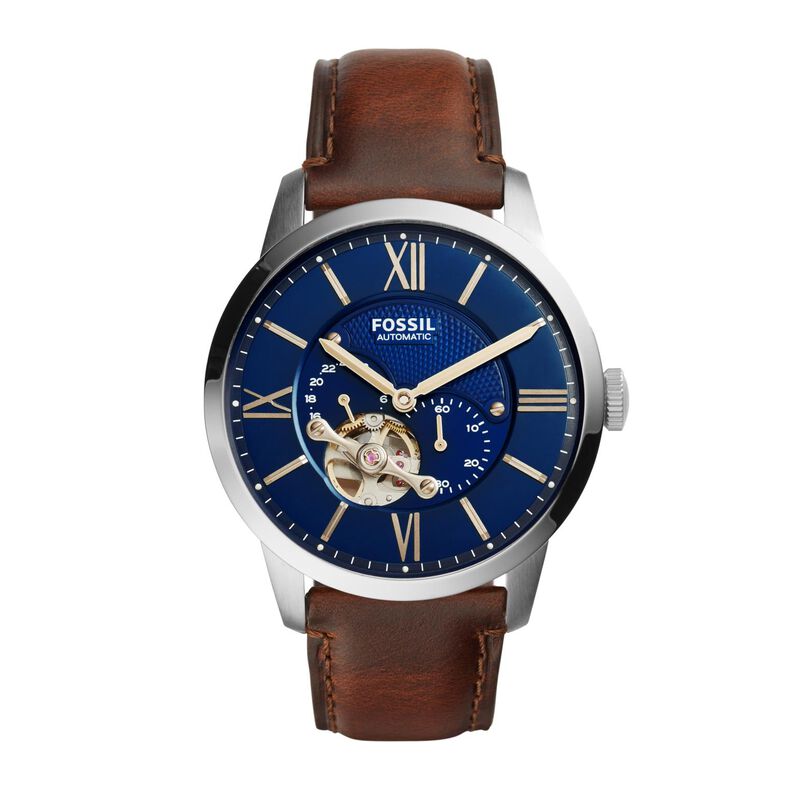 Fossil Townsman Dark Brown Analogue Watch ME3110 image number 0