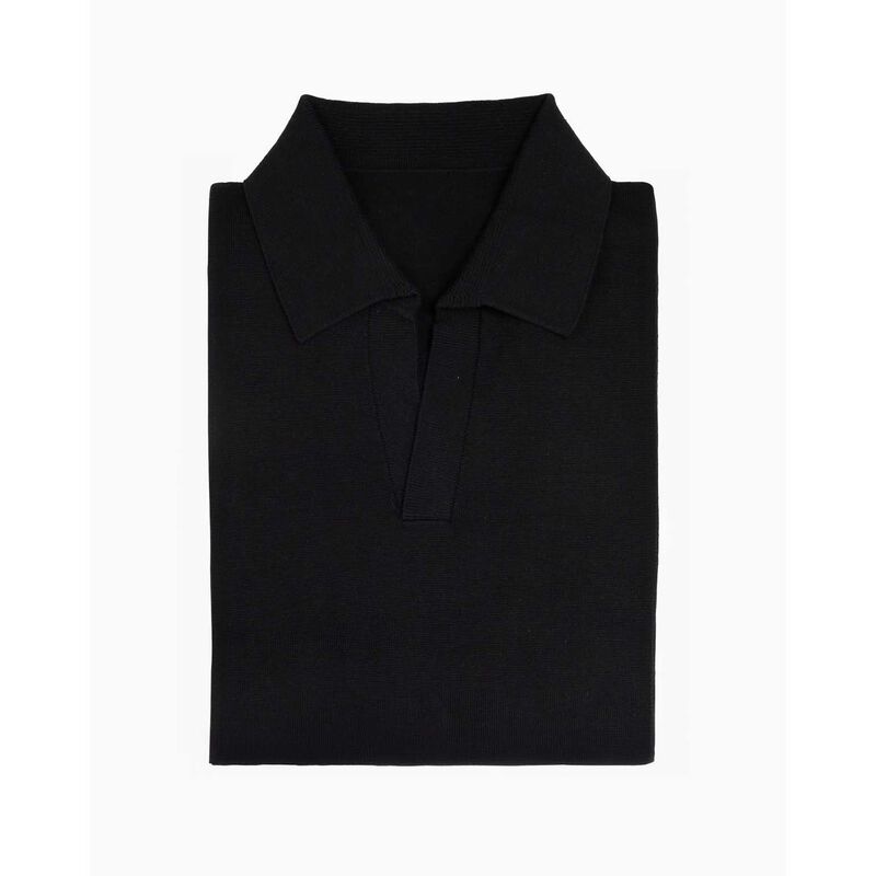 Rembrandt Amalfi Black Knitted Polo image number 2