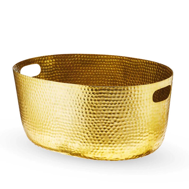 Gold Hammered Tub By Twine Living&reg; image number 0