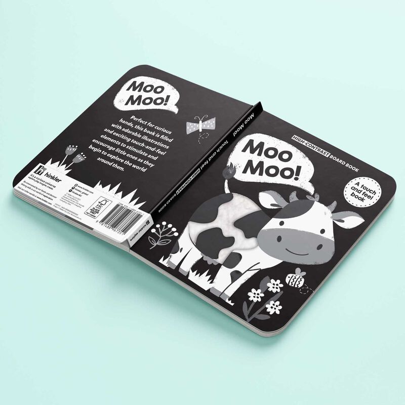 High Contrast Board Book Touch And Feel: Moo Moo! image number 3