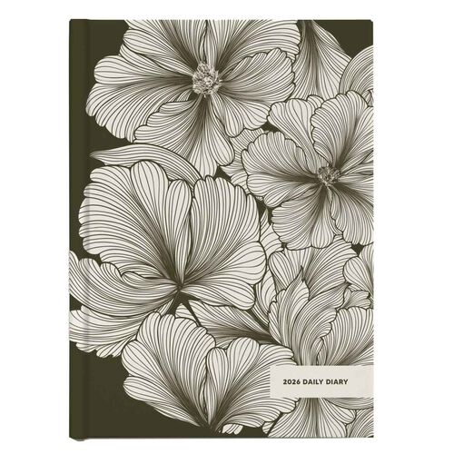 Father Rabbit Olive Deco Daily Diary 2026