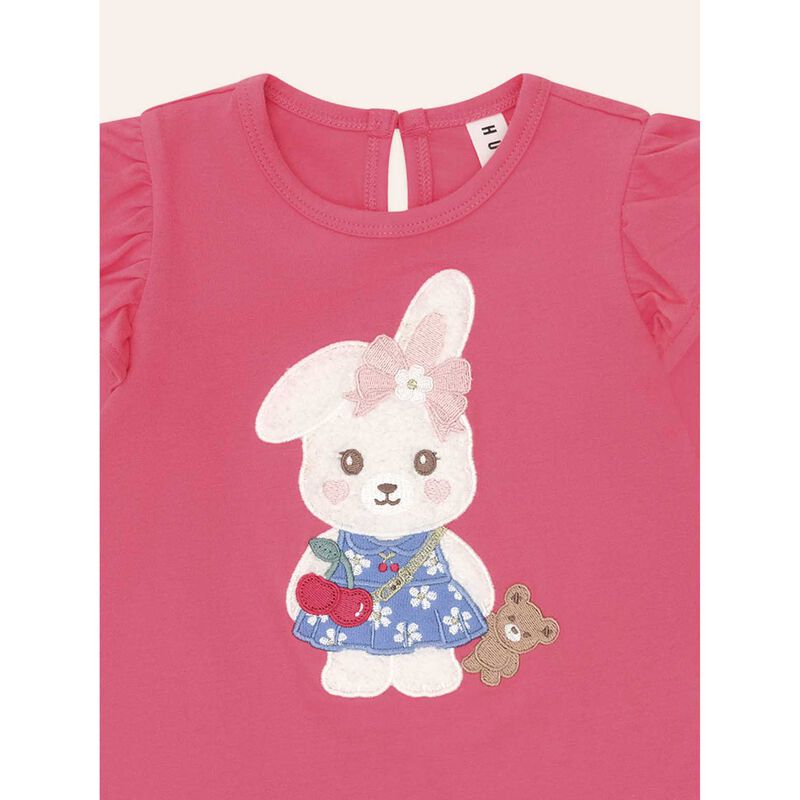 Huxbaby Flower Field Bunny Frill Top 6M-2Y image number 2