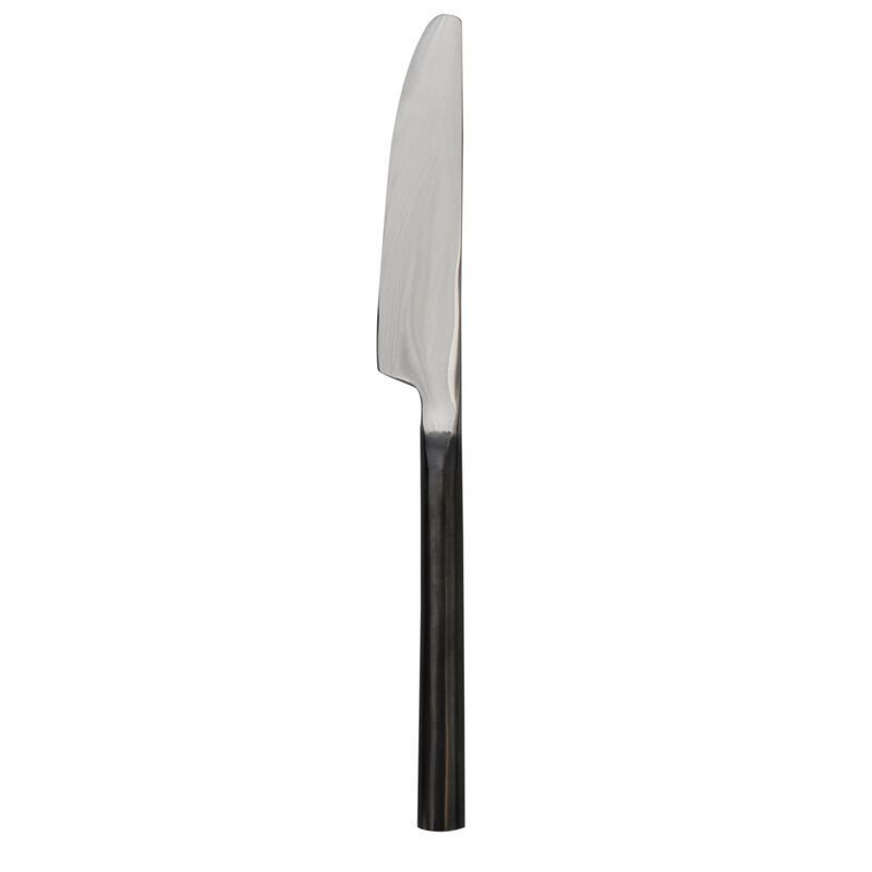 French Country Black Handle Dinner Knife image number 0