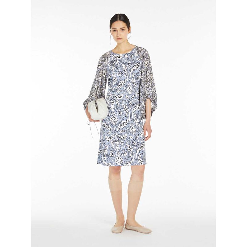 Weekend Max Mara Orata Flowing Jersey Silk Dress image number 3