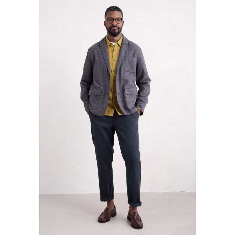 Seasalt Cornwall Mens Countryman Trouser Squid Ink image number 3