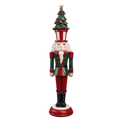 Traditional Nutcracker With Tree On Hat 24 Inch