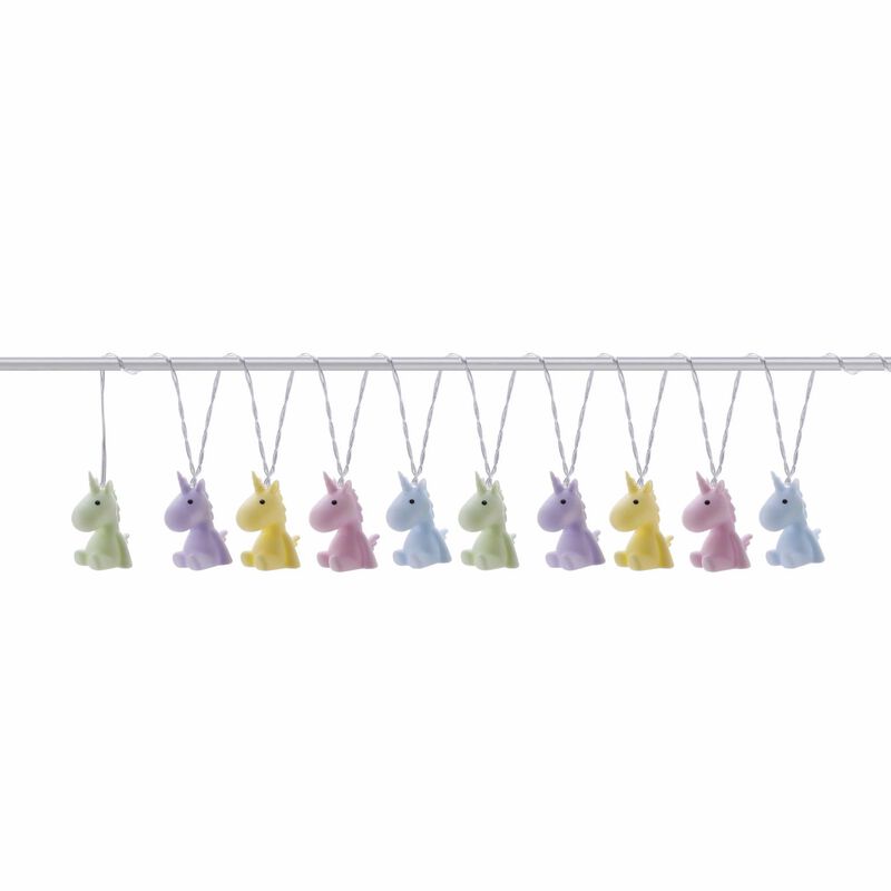 Stellar Haus Pastel Unicorns Fairy Lights String image number 0
