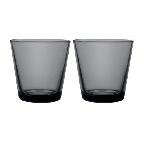 iittala Kartio Tumbler Dark Grey Set Of 2