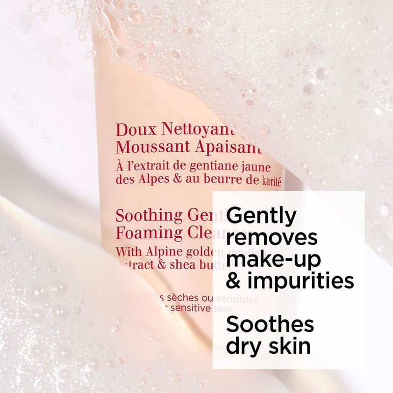 Clarins Gentle Foaming Cleanser Soothing 125ml image number 2