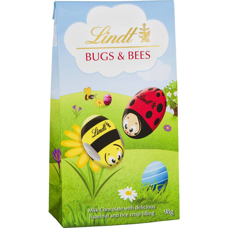 Lindt Bugs & Bees Easter Pouch Bag 98g image number 0