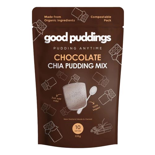 Good Puddings Chocolate Chia Mix 335g