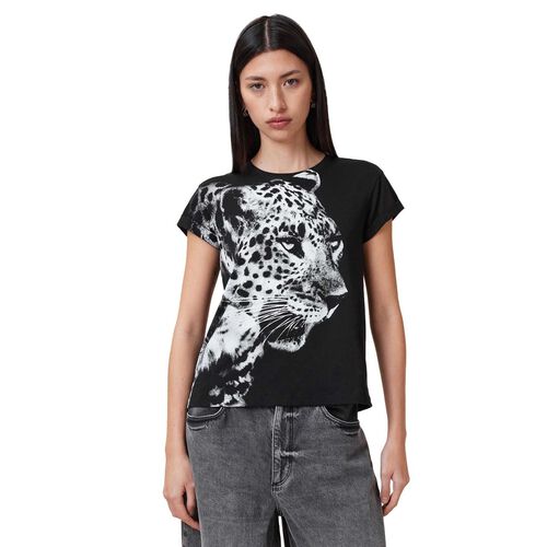 AllSaints Kiara Anna Crew Neck Short Sleeve T-Shirt