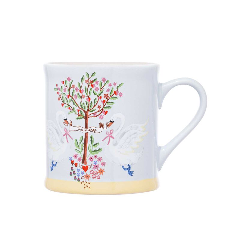 Cath Kidston Oh My Heart Swans Mollie Mug image number 0