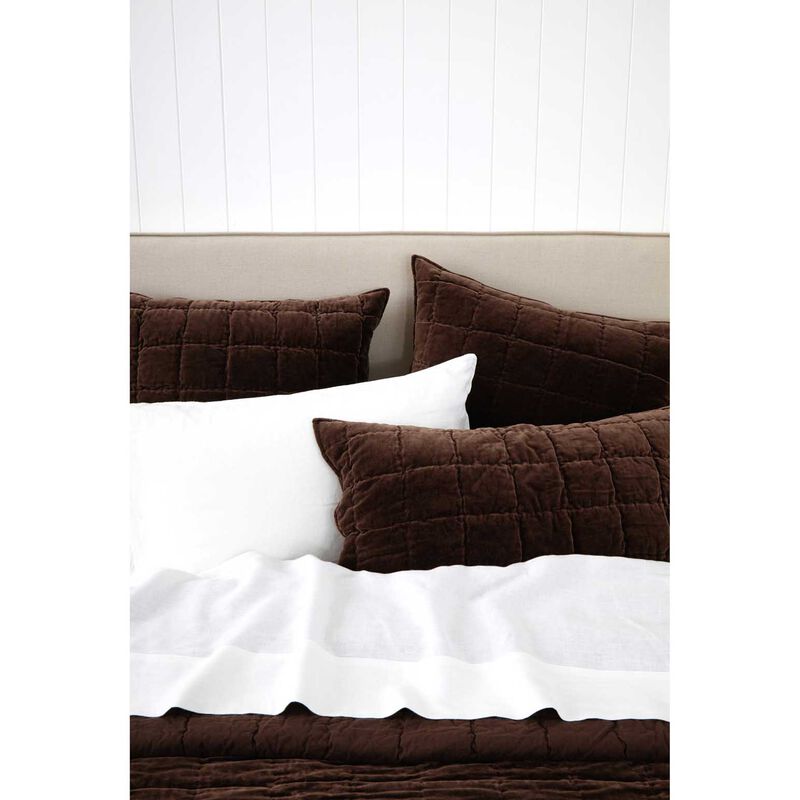 Wallace Cotton Belvedere Velvet European Pillowcase image number 2