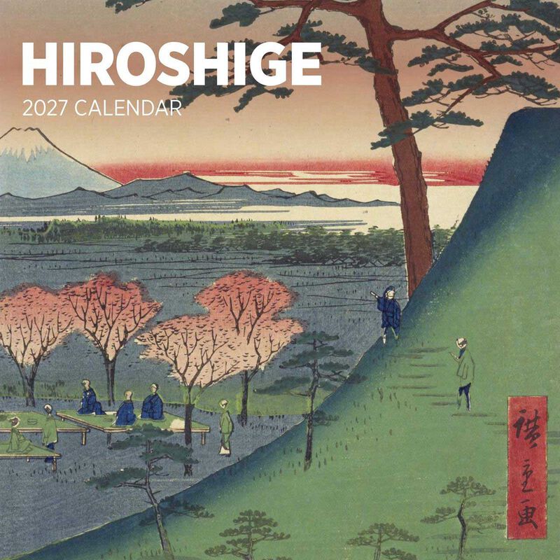 Pomegranate Hiroshige Wall Calendar 2027 image number 0