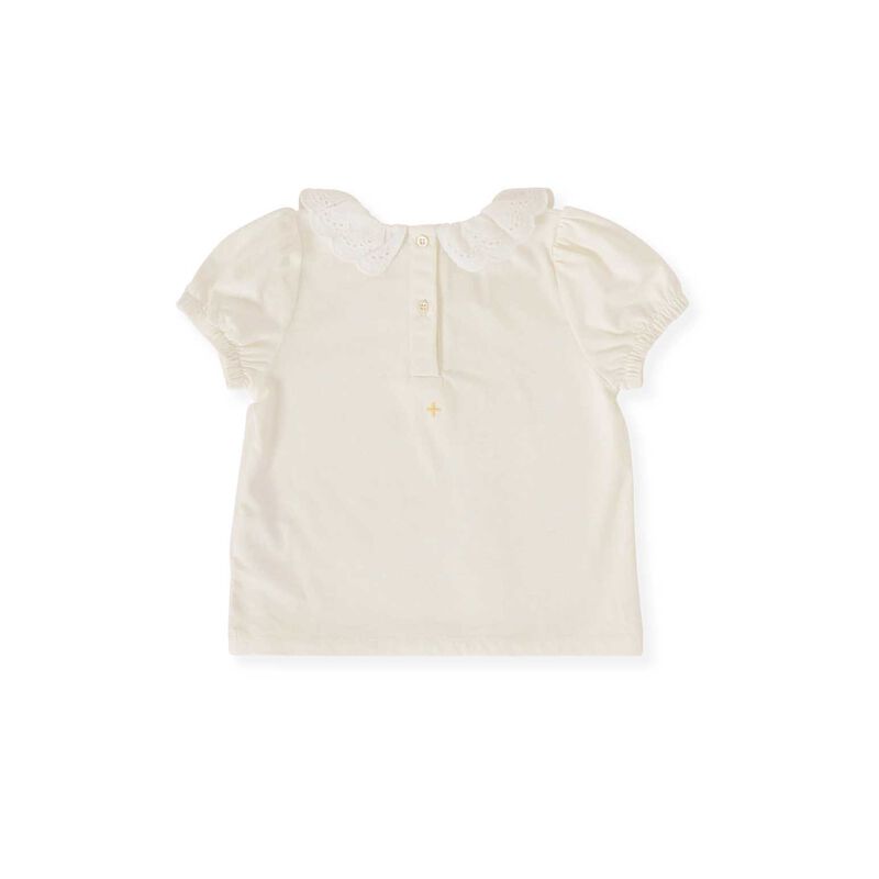 Goldie + Ace Laura Puff Sleeve Collar Top 3-5Y image number 3