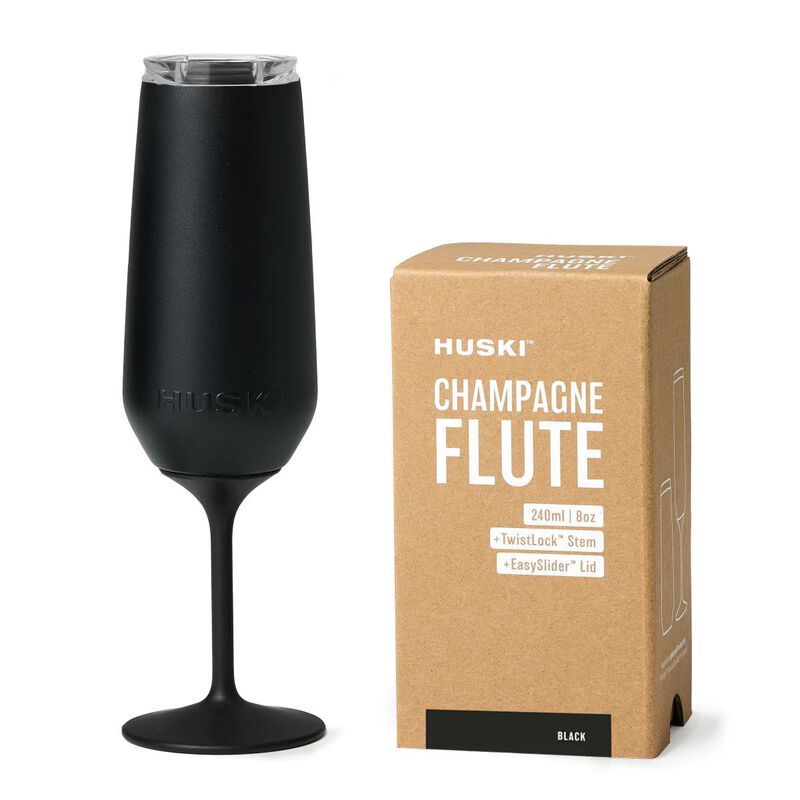 Huski Champagne Flute - Black image number 0