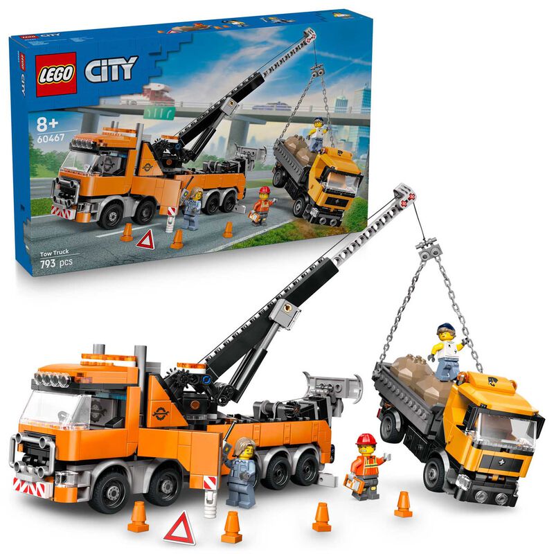 LEGO City Heavy-Duty Recovery Tow Truck with Crane image number 0