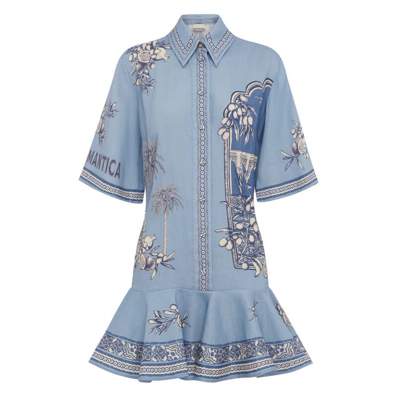 ALÉMAIS Villa Romantica Mini Dress image number 2