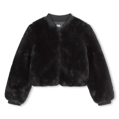 Karl Lagerfeld Faux Fur Jacket 6Y - 8Y