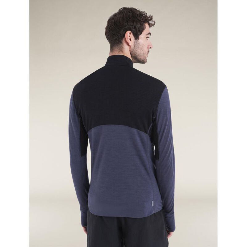 Icebreaker M Merino Blend 200 RealFleece Descender LS Half Zip image number 5