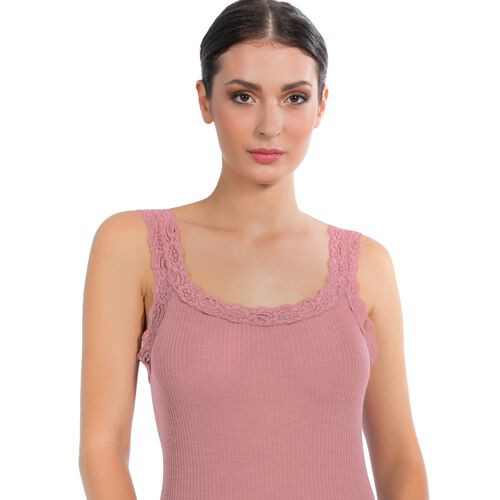 EGi Collections Wool Silk Rib Knit Cami
