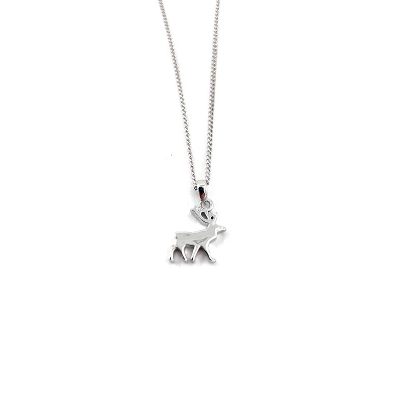 Whistle & Pop Little Hunter Gatherer Stag Necklace image number 0