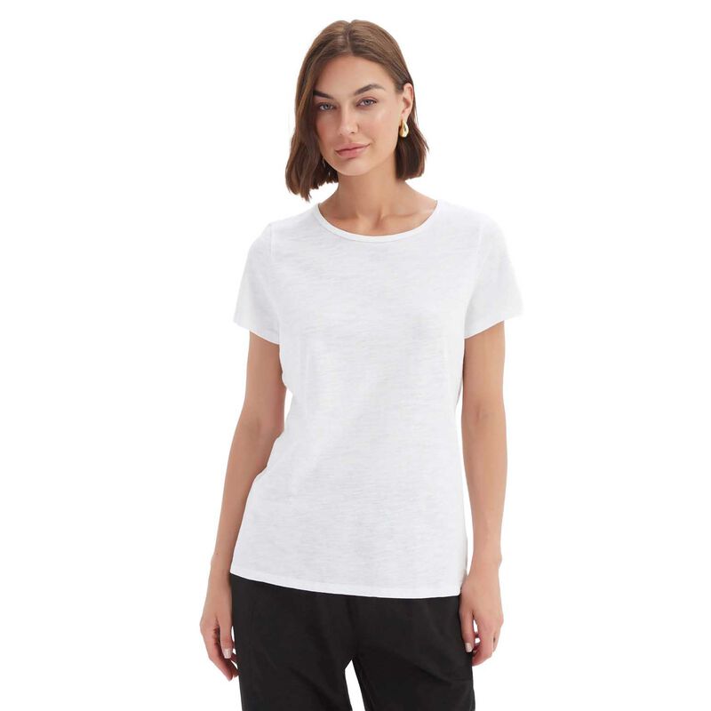 TIRELLI Short Sleeve Slub Slim Tee image number 4