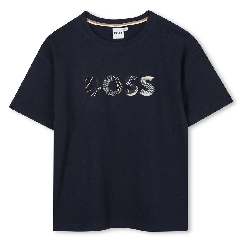 BOSS Fancy Logo Tee 4Y-6Y image number 0