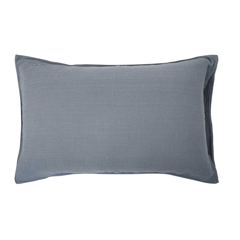 Wallace Cotton Deepwater Standard Pillowcase Set image number 0