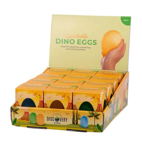 Discovery Zone Squishy Dino Egg - Assorted
