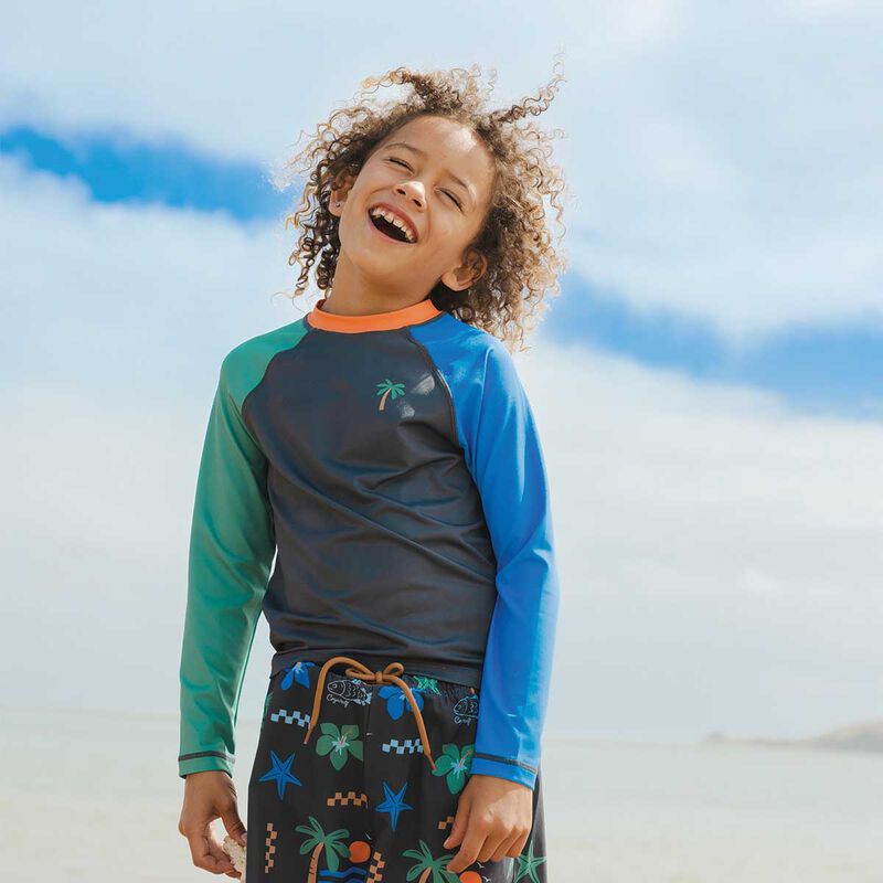 Crywolf Long Sleeve Rash Vest 3-7Y image number 1