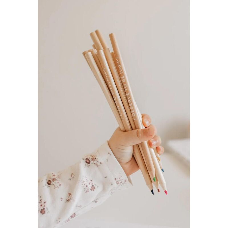 Mindful & Co Kids Affirmation Colouring Pencils image number 2