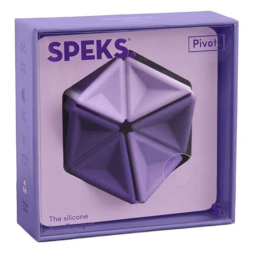 Speks Pivot Silicone Flexagon - Violet