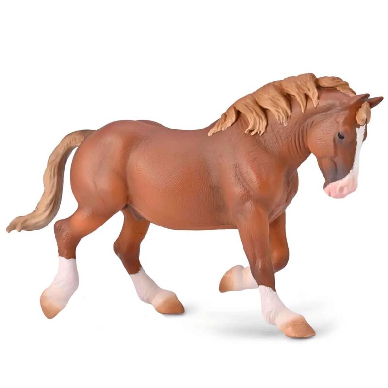 CollectA Breton Draft Horse Stallion Chestnut image number 0