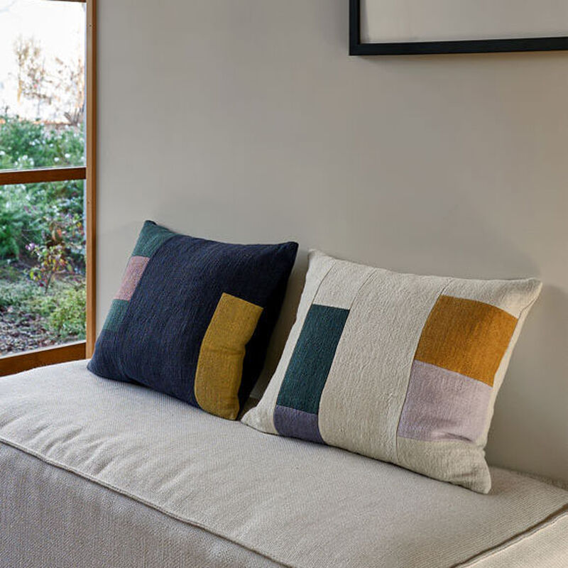 Città Build Cushion Cover Blue Black/Multi image number 1