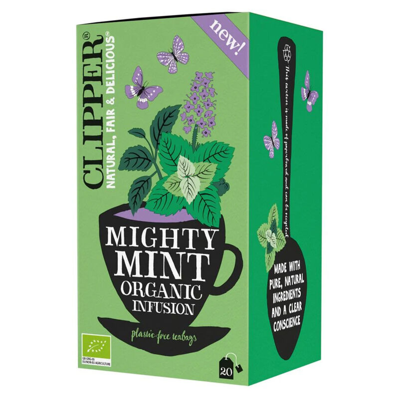 Clipper Tea Mighty Mint Organic Infusion 20 Tea Bags image number 0