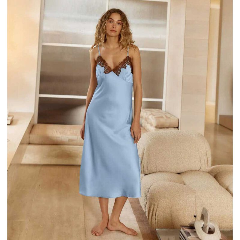 Gingerlilly Magnolia Silky Satin Long Gown image number 7