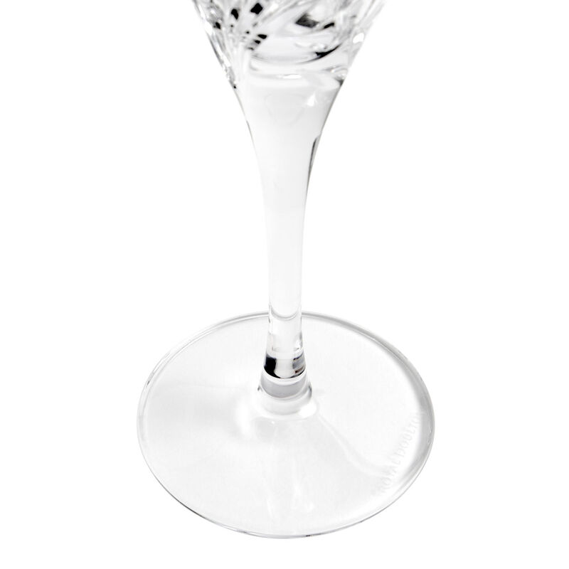 Royal Doulton Harper Crystal Glass Flute Set of 4 image number 2