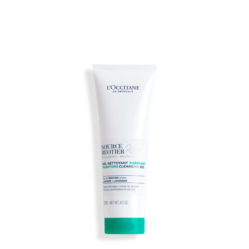 L'Occitane Source R&eacute;otier Purifying Cleansing Gel 125ml image number 0
