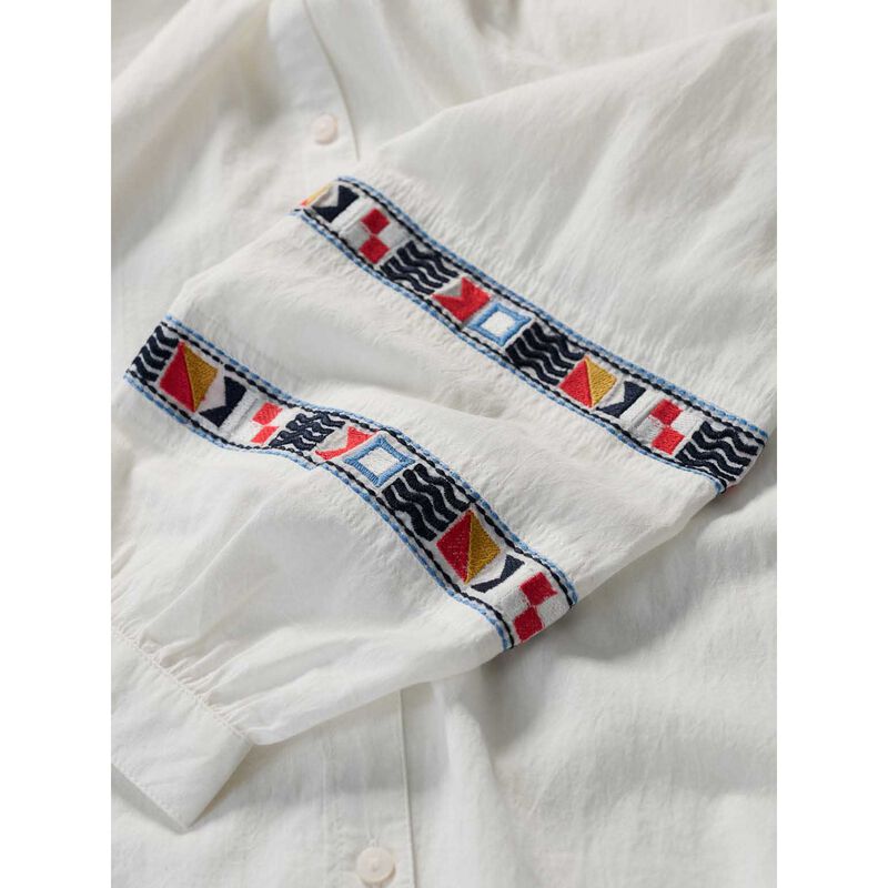 Seasalt Cornwall Weaving Sea Shirt Chalk image number 2