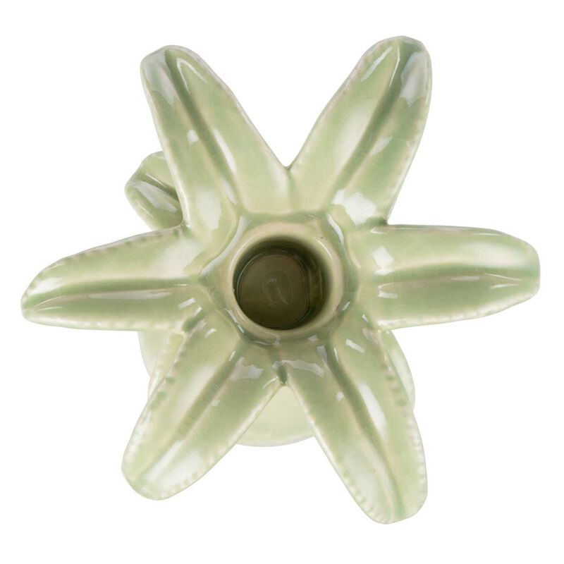 Emporium Neri Palm Candleholder Large - Green image number 2