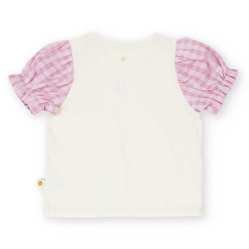 Goldie + Ace Gingham Puff Sleeve Top 3-5Y image number 3